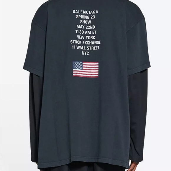 Balenciaga Authentic 🌸Nyse®🌸 T-shirt Oversized - SZ L (Unisex) - Picture 14 of 16